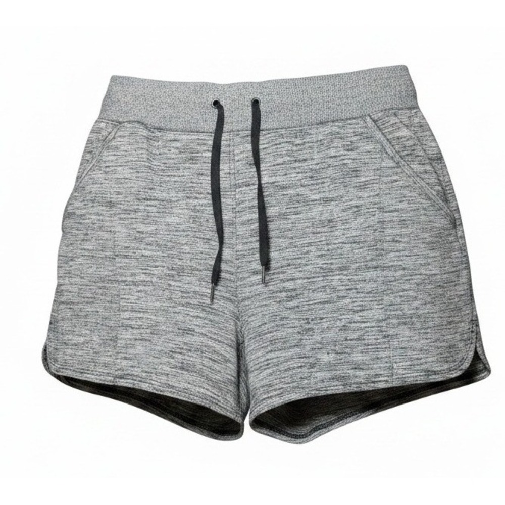 Tek‎ Gear Dry Tek Shorts Womens Medium Gray Space Dye Drawstring Athletic